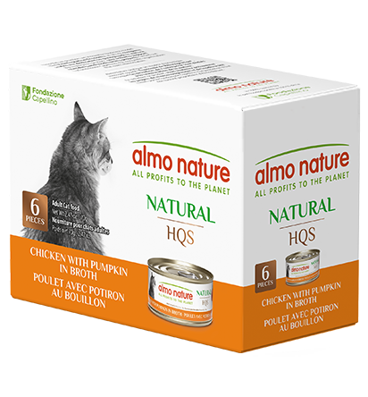 Natural HQS (Multi-Pack) Chicken with Pumpkin in broth